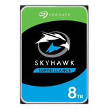 Hd 8tb Skyhawk Surveillance St8000vx010 Sata3 7200rpm 256mb Segurança Seagate Cor Prateado