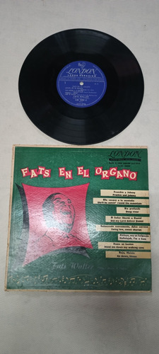 Disco Vinilo Fats Waller En El Organo Jazz