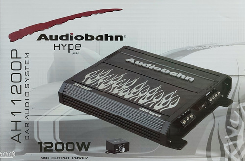 Amplificador Fuente Audiobahn 1200w Para Bajos Fusible 70 Am