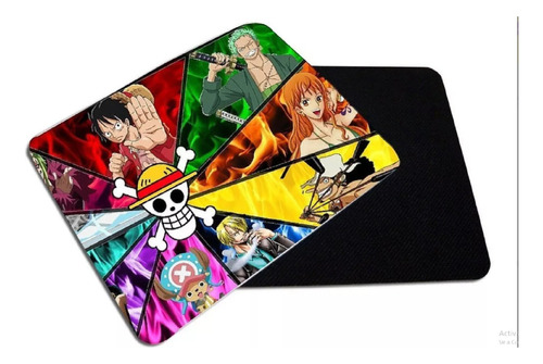 Mouse Pad, One Piece, Anime, Barcos, Piratas, Tripulacion