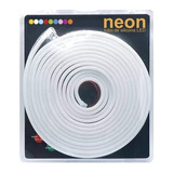 Cinta Neon Flex Blanca Rollo X 5 Metros 12v Con Adaptador