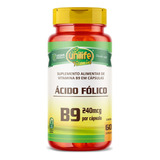 Vitamina B9 Acido Fólico 60 Capsulas 500mg - Unilife
