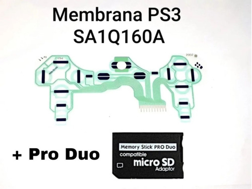 Membrana Flex Para Control Ps3 Modelo - Sa1q160a + Pro Duo