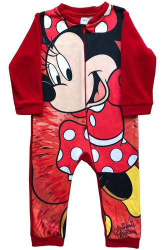 Pijama Niñas Enterito Polar Disney Minnie Mouse Mundo Manias