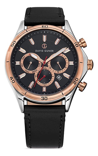 David Guner Stainless Steel Chronograph Watch For Men |