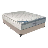 Cama Box Casal E Colchão Freedom Ortobom D33