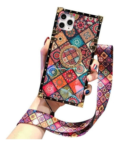 Funda Para Samsung Carcasa Anti-fall Case With Cord Holder