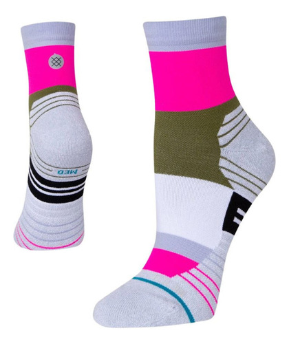 Calcetines Fitness Stance Cyclo Quarter Multicolor Mujer W34