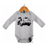 Body Bebê Baby Roupa Nenê De Volta Para O Futuro Delorean