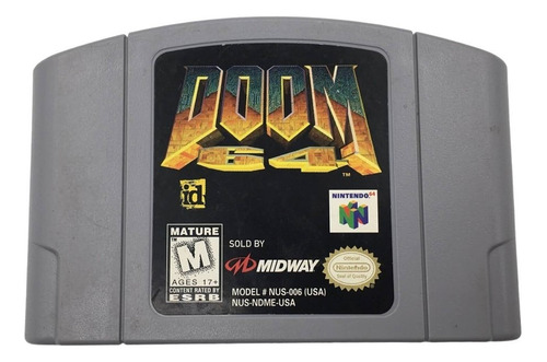 Doom 64 Nintendo 64 Juego Fisico Clasico De Supervivencia