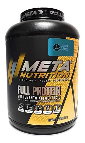 Suplemento En Polvo Meta Nutrition  Full Protein Proteínas Sabor Cookies And Cream En Frasco De 2kg