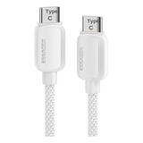 Cable Tipo C 100w Para Mac/ iPhone 15/ Samsung/ Huawei - 1mt