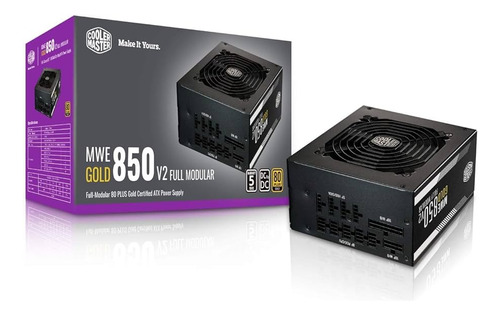 Fuente Cooler Master Mwe 850 V2 Full Modular 80+ Gold 850w