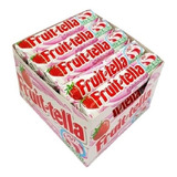 Bala Dura Fruitella 41g Van Melle Morango Com Creme De Leite