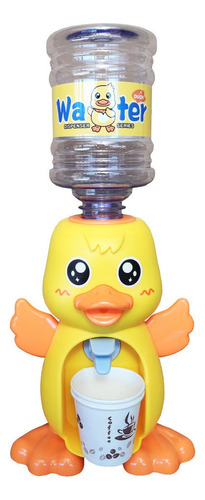 Dispensador De Agua Diseño Niños Con Sonido + 2 Vasitos Color Amarillo