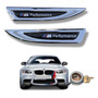 Insignia M.motorsport P/ Bmw Oem 7cm/2.7cm Negra Tuningchrom BMW X5 M
