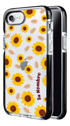 Funda Para iPhone Girasoles Para Mujer Con Nombre