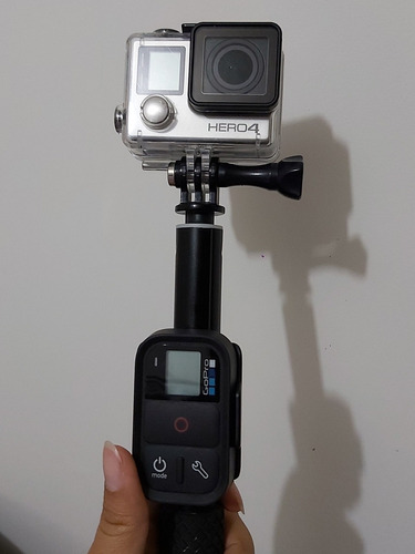 Gopro4 Silver Con Accesorios Y Tarjeta Micro Sd 