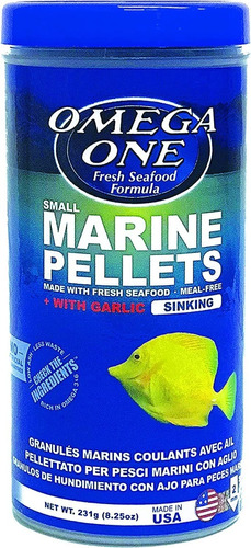 Marine Pellets 231gr Gránulos Pequeños Peces Marinos Acuario