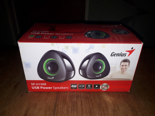 Parlantes Para Pc Genius Sp-u150x, De 4w, Compat. Con Pc/mac