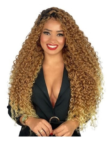 Cabelo Bio Fibra Cacheado Com Partículas De Cabelo Humano