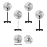 Ventilador Aire 3en1 Tipo Industrial Aspas Metal Set De 4