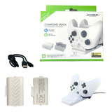 Carregador Controle Xbox One Series S/x + 2 Baterias 800mah