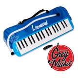 Melodica Leonard M32abl Piano 32 Notas Con Funda- Color Azul