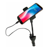 Cargador Doble Usb + Soporte Porta Celular Auto + Cable