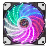 Ventilador Cooler Rgb Almohadillas De Goma Absorbentes