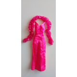 Barbie Superstar 1976 # 9720 Vestido Y Boa Outfit Vintage 