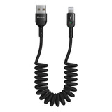 Cable Para iPhone Mcdodo Retractil Usb A Lightning 1.8m Negro