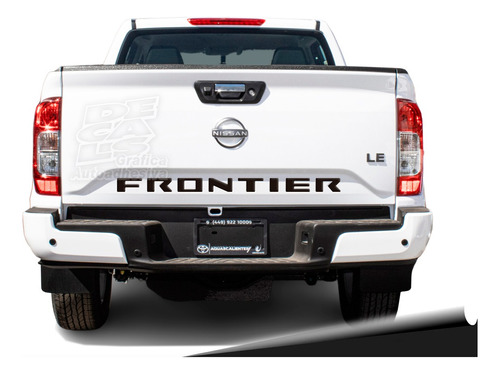 Calco Nissan Frontier 2023 Letras Palabra Porton