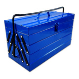 Caja De Herramientas Efm Metalúrgica N°8 De Metal 204mm X 450mm X 243mm Azul