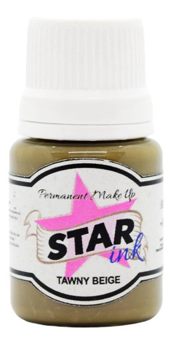 Pigmento Permanent Make Up Star Ink 15ml Tawny Beige