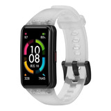 Correa De Silicon Para Huawei Band 7 Colores Traslucidos