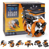 Kit Robot Para Armar Solar 7 En 1 Niños  En Caja