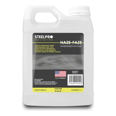 Liquido De Humo Haze Base Agua Niebla Densa Steelpro 1 L | MercadoLibre
