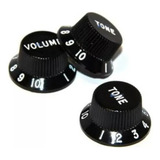 Knob Para Guitarra Strat Volume Tone Setup Kit Completo 3 Un