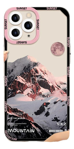 Funda De Teléfono Landscape Stamp Label For iPhone 11, 13,