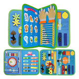 Juguete Montessori Tablero Sensorial Didáctico Para Niños