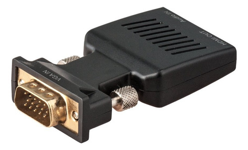 Adaptador Vga A Hdmi Hemb Audio 1080p Full Hd Cable Auxiliar
