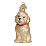 Viejo Mundo Adornos De Navidad: Cockapoo Cachorro Ornamentos
