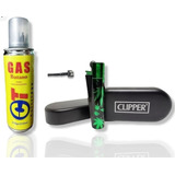 Clipper Metalico Marihuana Tv. / Piedra / Gas B. / Estuche