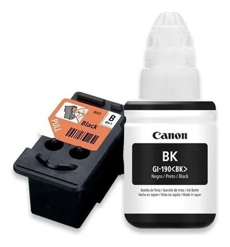 Pack Cabezal Canon Bh-1 + Tinta Gi-190bk Pixma G Series