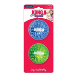 Kong Squeezz Geodz 2 Pelotas Gdes Flotantes C/sonido Colores Color Surtidos