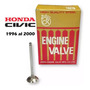Valvulas Escape Honda Civic 1.6 1996 1997 1998 1999 2000 Honda CITY