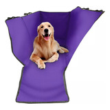 Funda Protectora Auto Perro Mascotas + Cinturón - Violeta