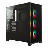 Gabinete Icue 4000x Rgb Midi Tower Negro