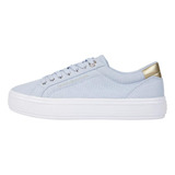 Tenis Tommy Hilfiger Mujer Casual Eseential Vulc 1160936